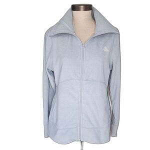Adidas Golf Light Blue Full Zip Jacket Sz L